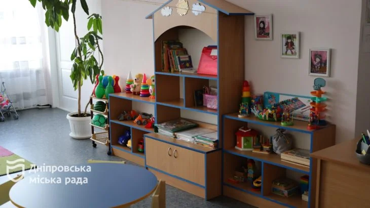 У дитсадках Дніпра продовжують облаштовувати укриття для безпечного перебування дітей