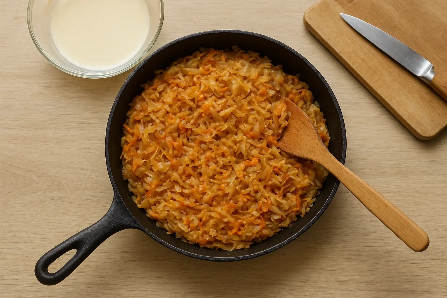 Млинці з капустою: рецепт на Масницю