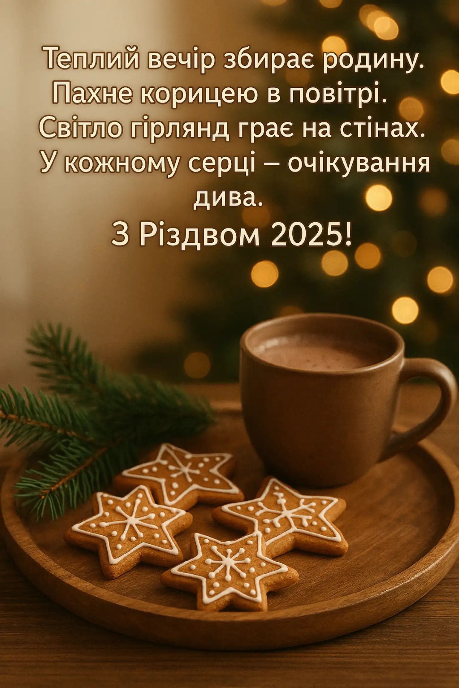 Привітання з Різдвом 2025: українською мовою, з любов’ю та вірою
