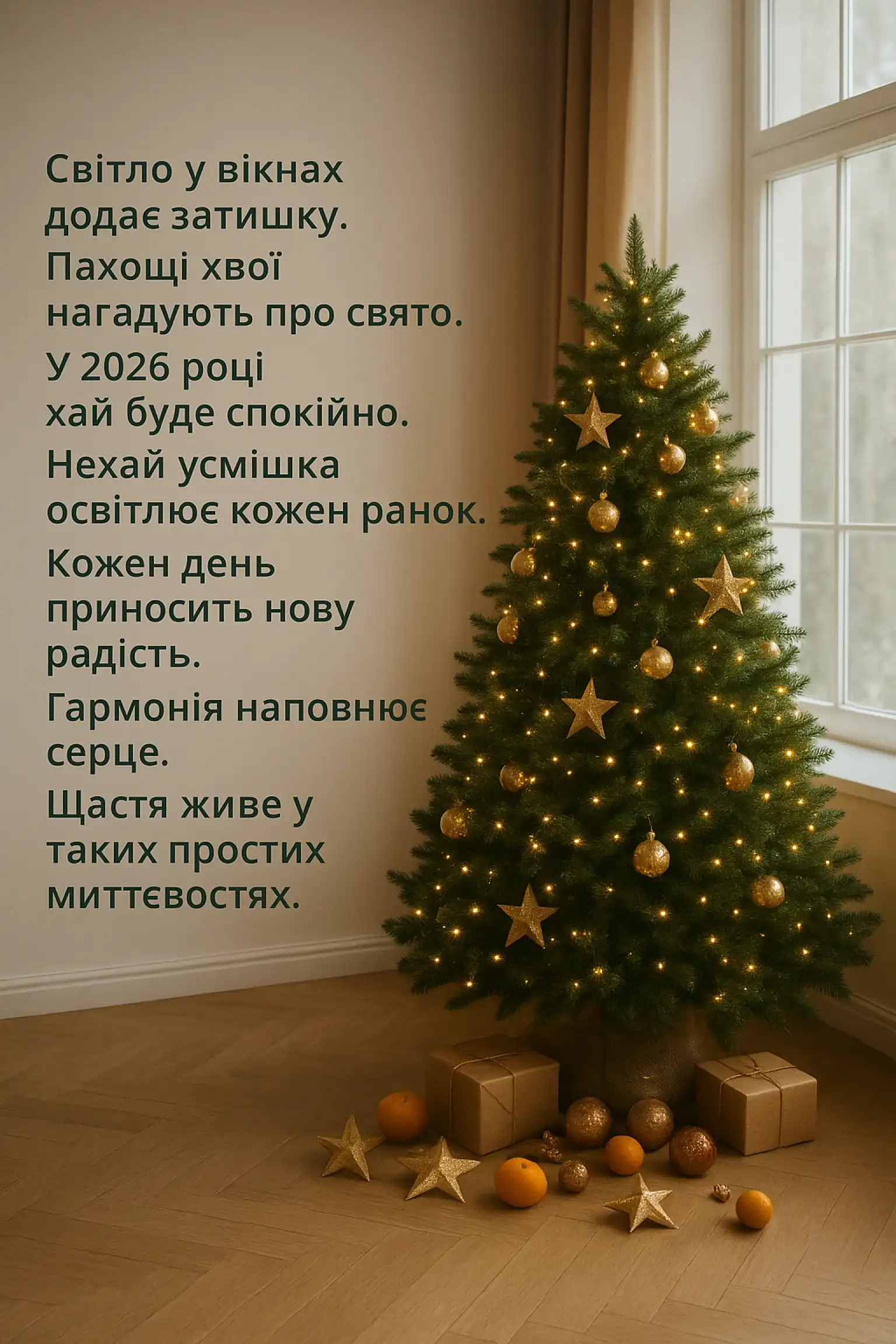 Привітання з прийдешнім Новим роком 2026 у прозі та віршах Привітання з прийдешнім Новим роком 2026 у прозі та віршах