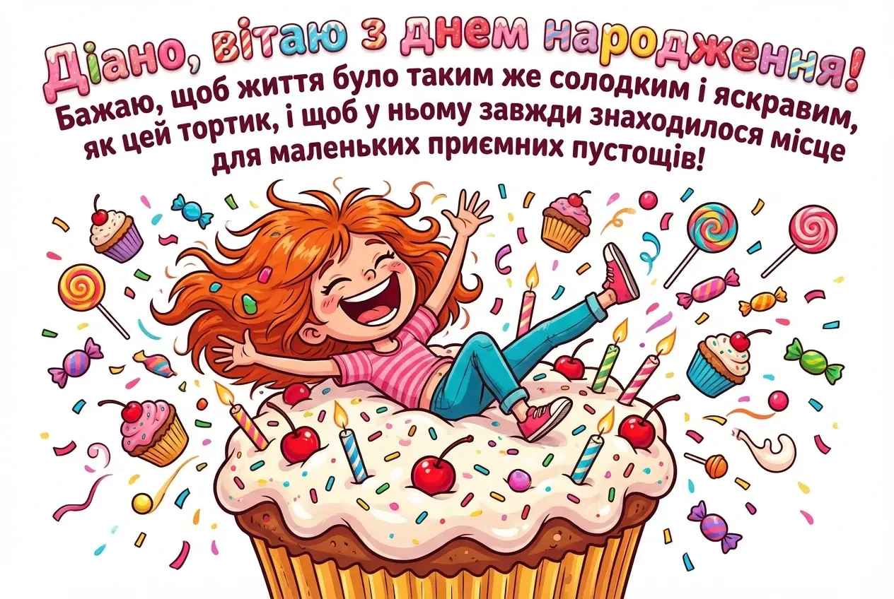 діана з днем народження діана з днем народження