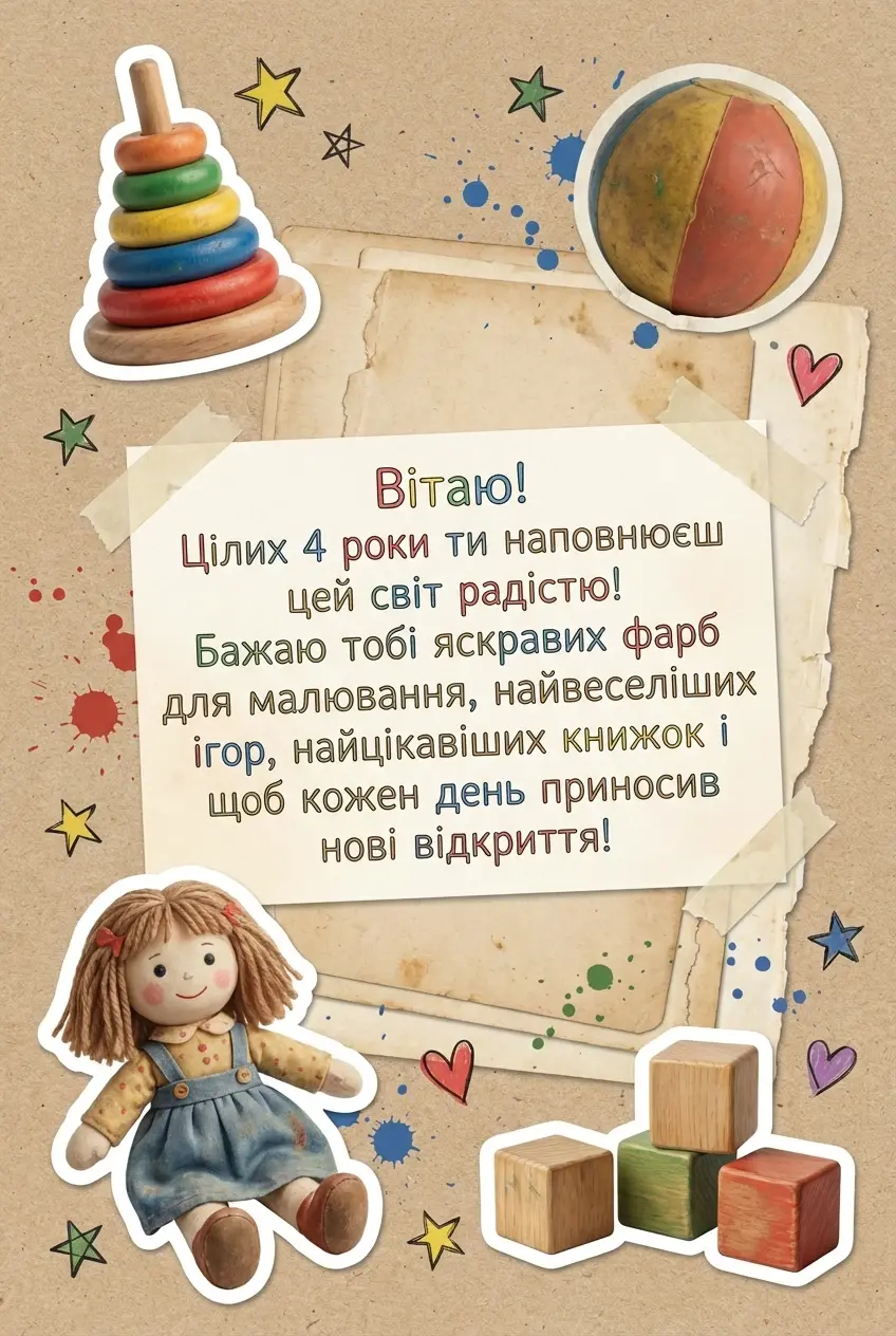з днем народження 4 роки дівчинка з днем народження 4 роки дівчинка