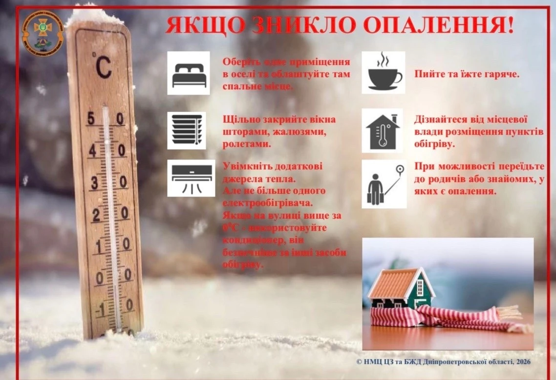 Опалення відсутнє: як пережити холод у власному будинку