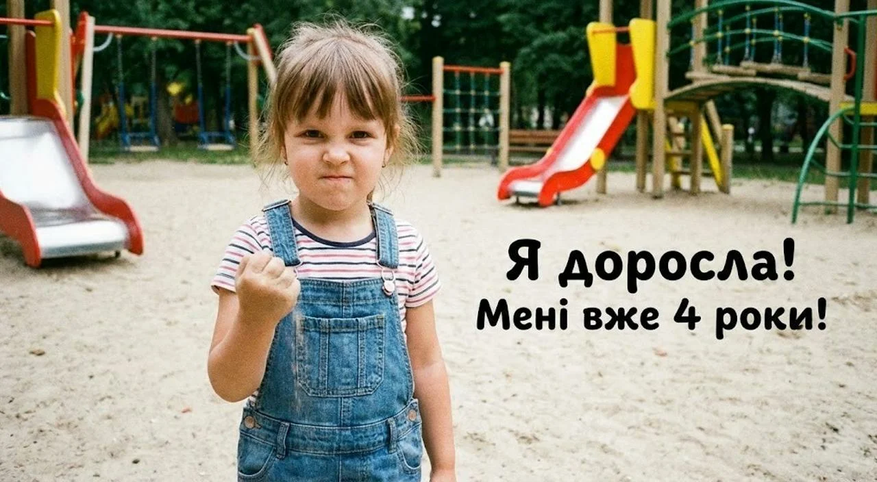Привітання з днем народження для дівчинки на 4 роки
