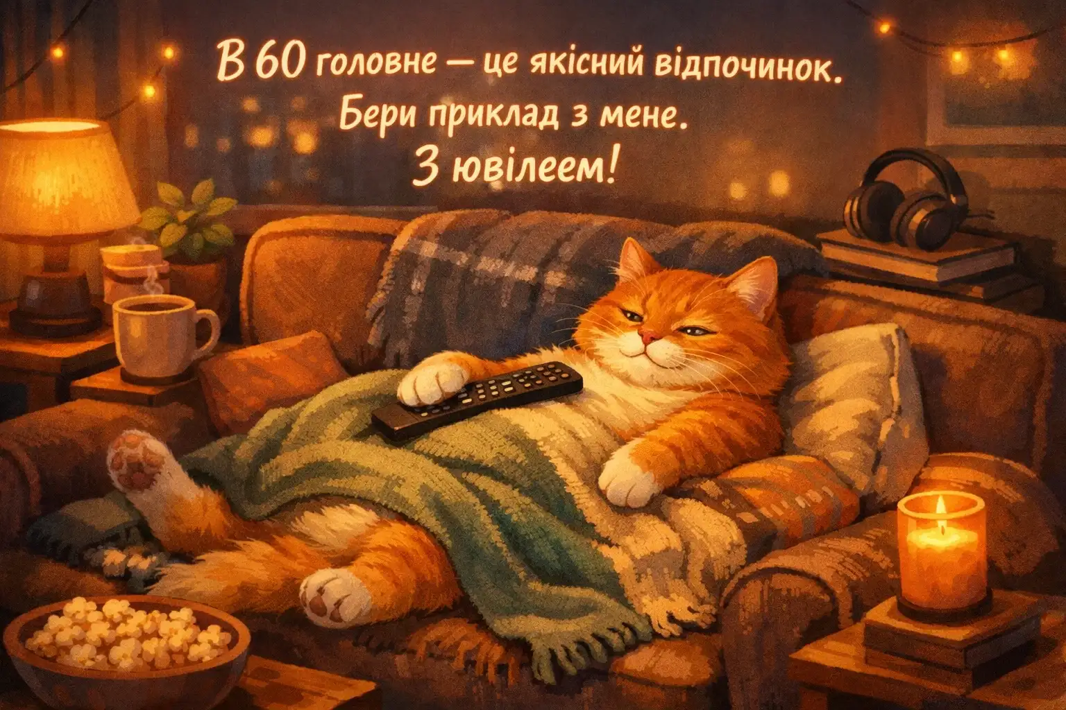Авторські привітання для мужчини з ювілеєм 60 років
