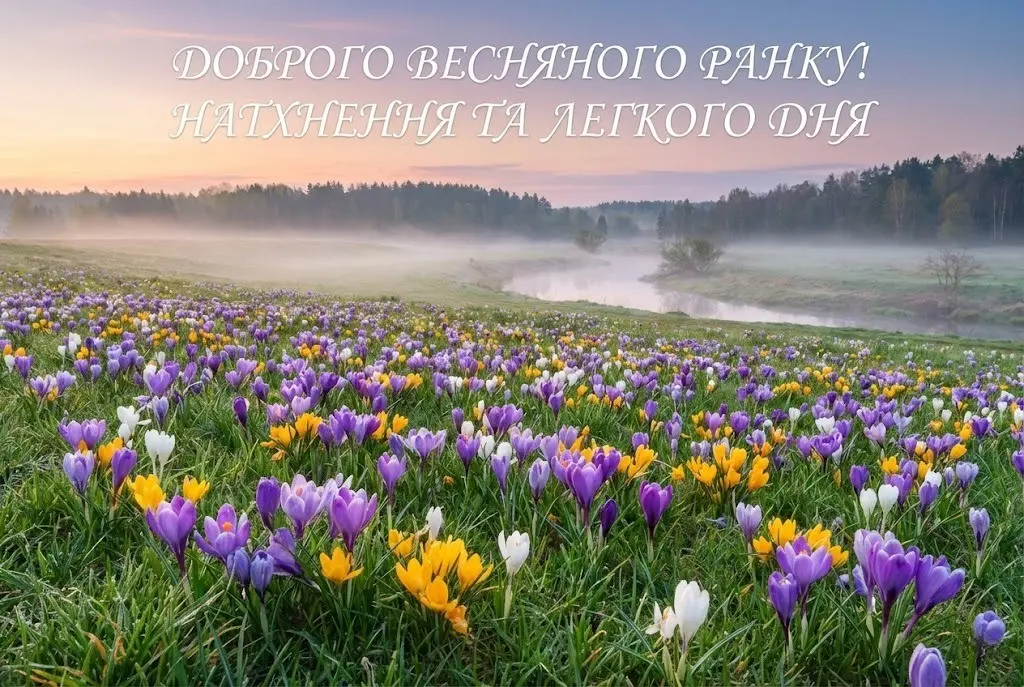 Доброго весняного ранку: найкращі картинки та щирі побажання для гарного настрою
