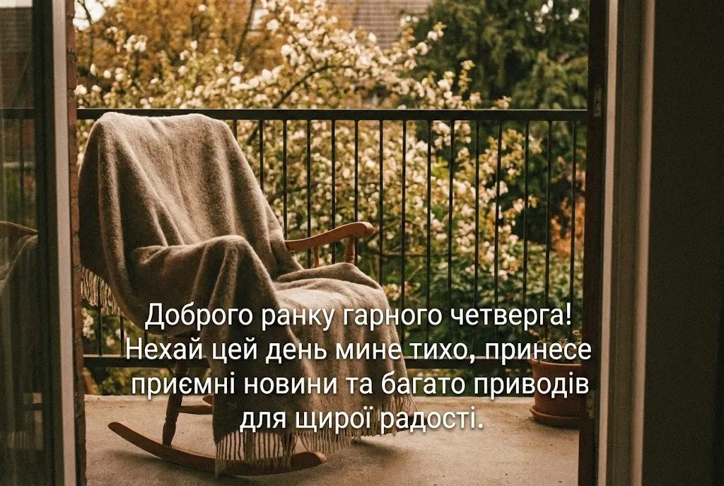 Доброго ранку гарного четверга: душевні картинки та найкращі привітання для гарного настрою