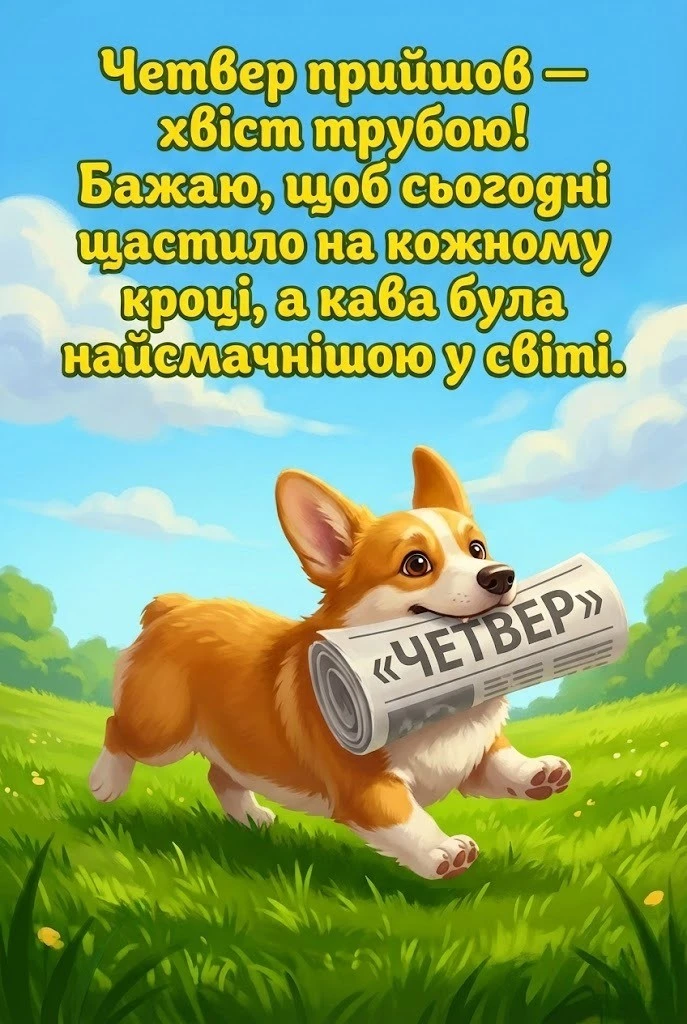 Доброго ранку гарного четверга: душевні картинки та найкращі привітання для гарного настрою