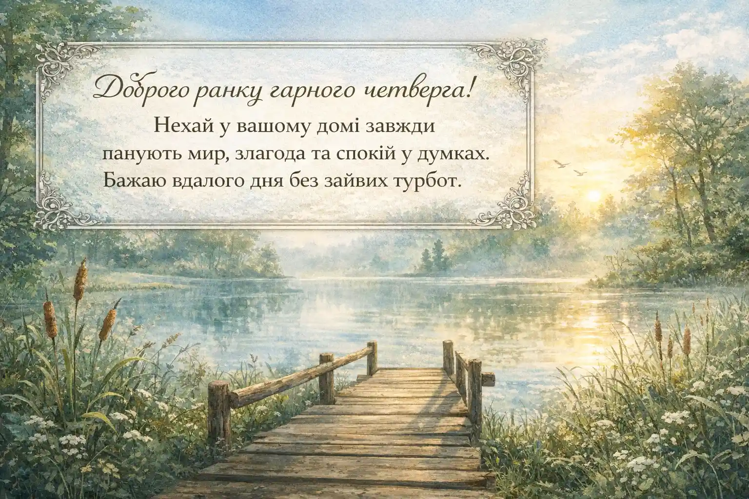 Доброго ранку гарного четверга: душевні картинки та найкращі привітання для гарного настрою