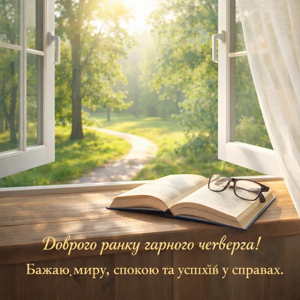 Доброго ранку гарного четверга: душевні картинки та найкращі привітання для гарного настрою