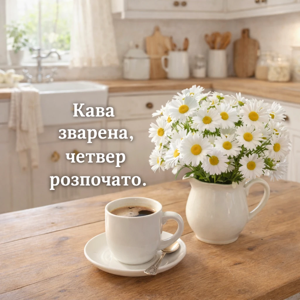 Доброго ранку гарного четверга: душевні картинки та найкращі привітання для гарного настрою