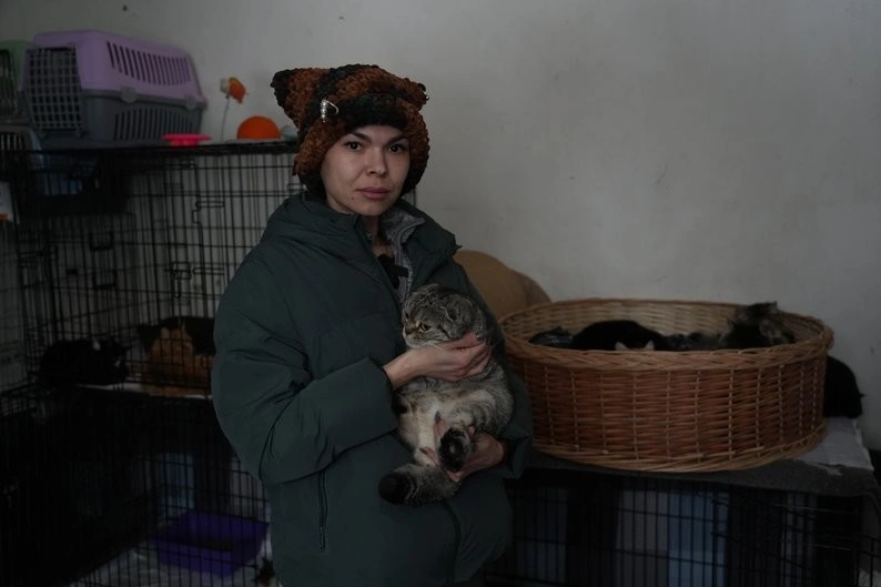 Трагедія покинутих: як з пекла Межової рятували «балерину» Зайку та її пухнастих побратимів
