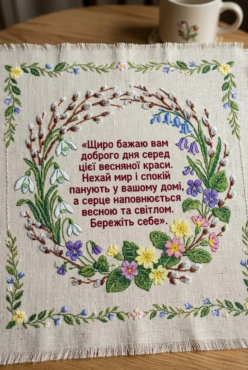 Доброго дня: картинки українською та найтепліші весняні побажання для близьких
