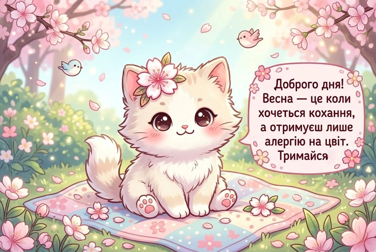 Доброго дня: картинки українською та найтепліші весняні побажання для близьких