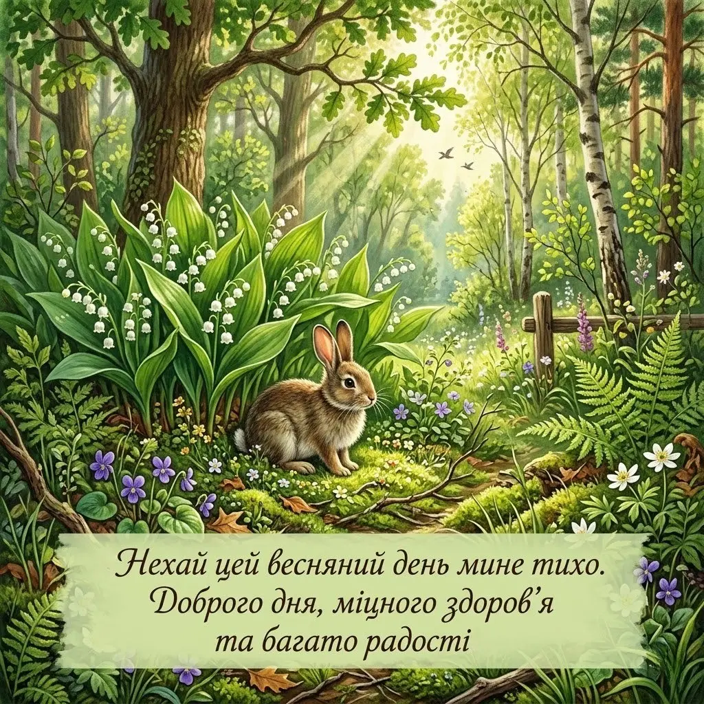 Доброго дня: картинки українською та найтепліші весняні побажання для близьких