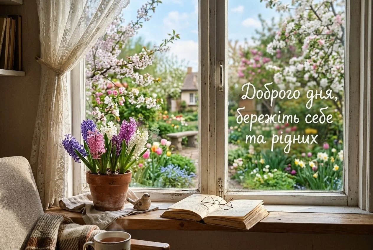 Доброго дня: картинки українською та найтепліші весняні побажання для близьких