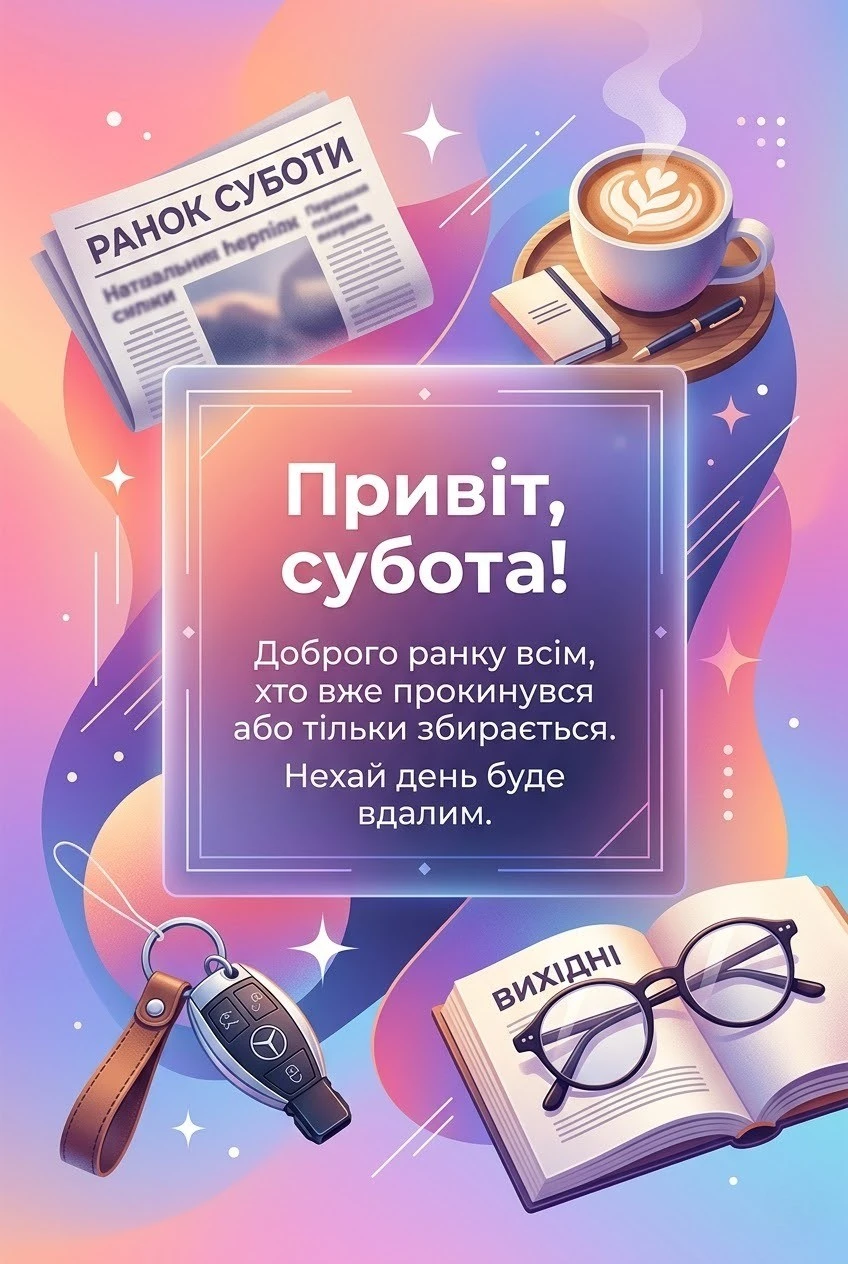 Субота та доброго ранку: найкращі картинки та душевні листівки для затишного відпочинку