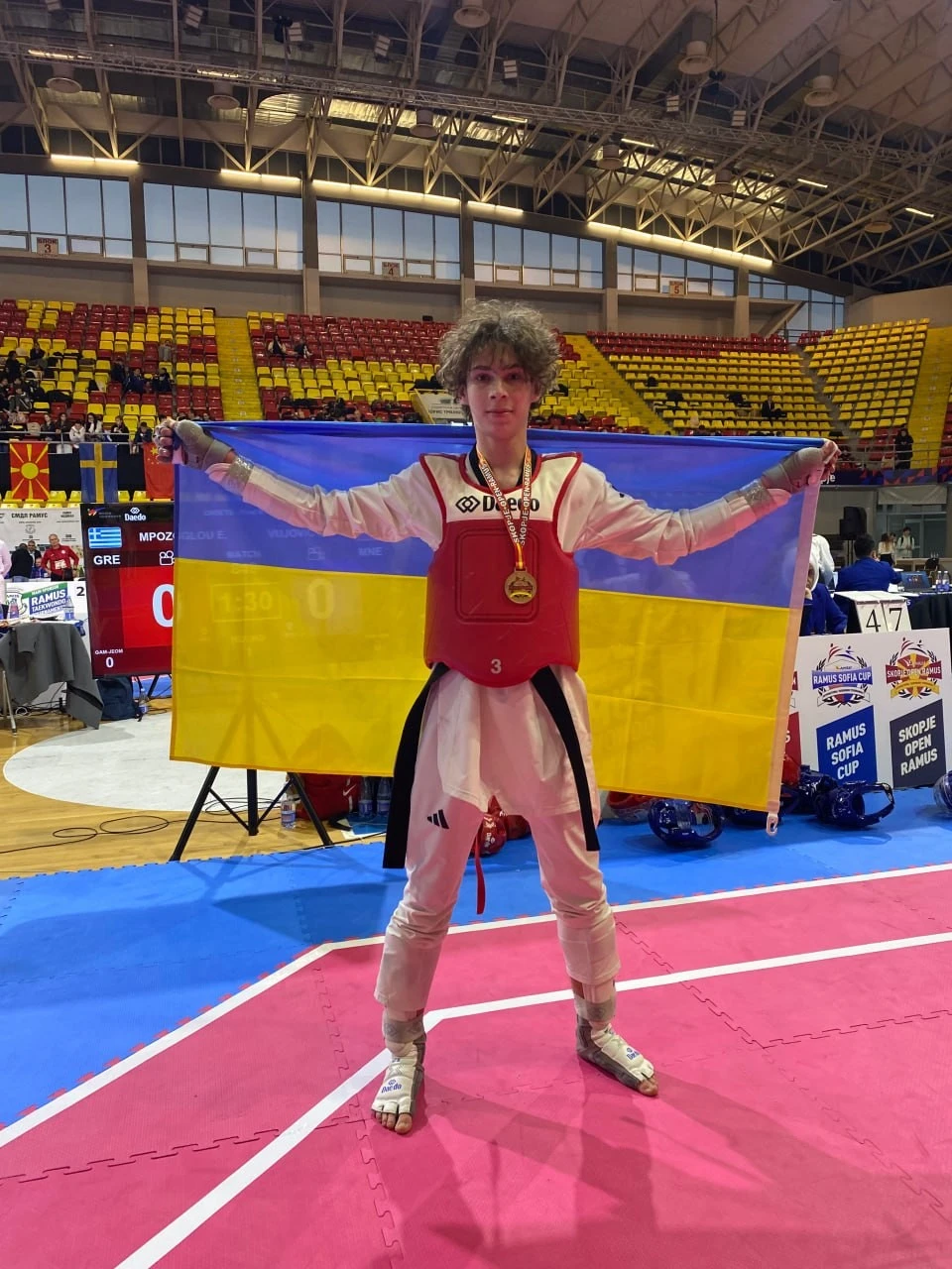 Золото зі Скоп’є: дніпровський тхеквондист підкорив міжнародний п’єдестал у Північній Македонії