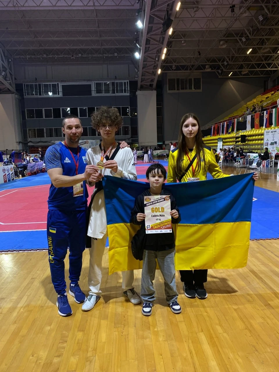 Золото зі Скоп’є: дніпровський тхеквондист підкорив міжнародний п’єдестал у Північній Македонії