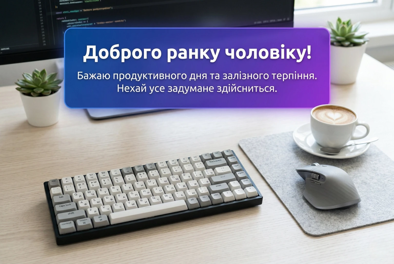 Доброго ранку чоловіку: добірка душевних картинок та красивих листівок для гарного настрою