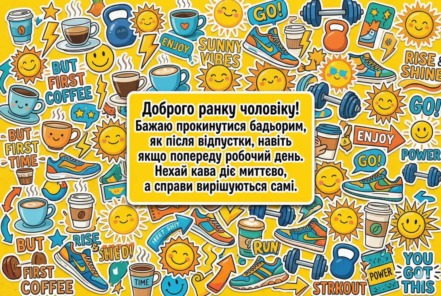 Доброго ранку чоловіку: добірка душевних картинок та красивих листівок для гарного настрою