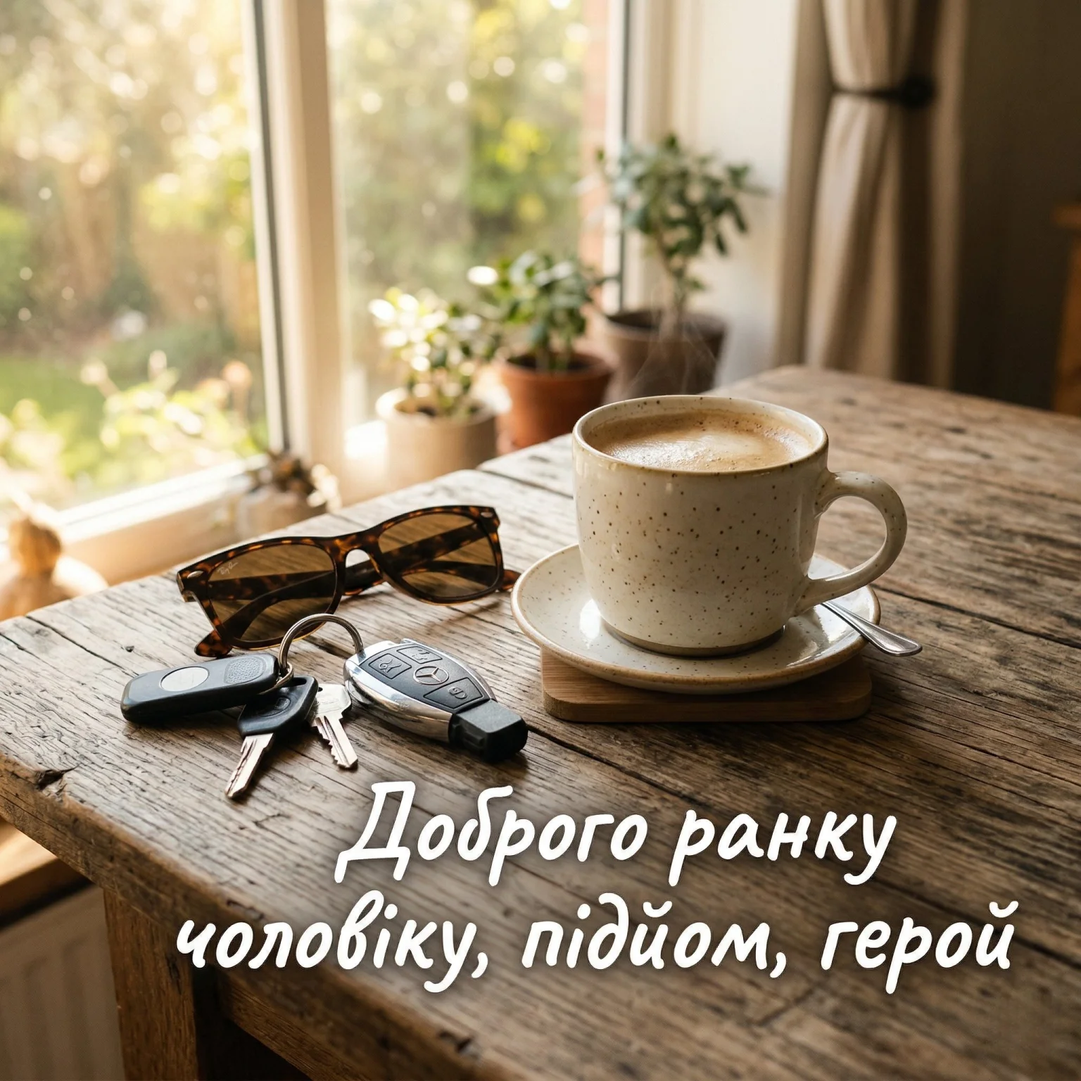 Доброго ранку чоловіку: добірка душевних картинок та красивих листівок для гарного настрою