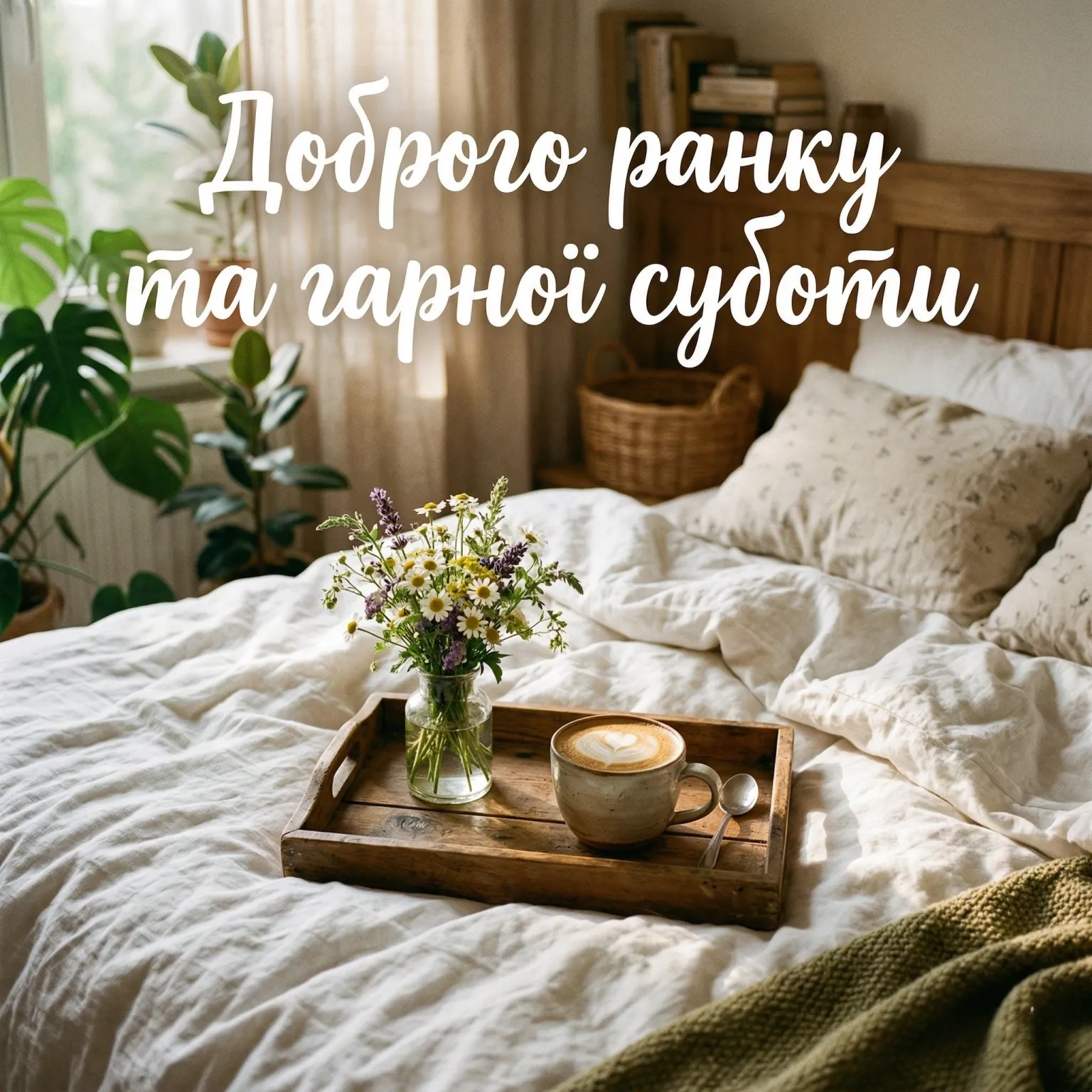 Найкращі картинки доброго ранку суботи: душевні листівки та побажання для затишного вихідного