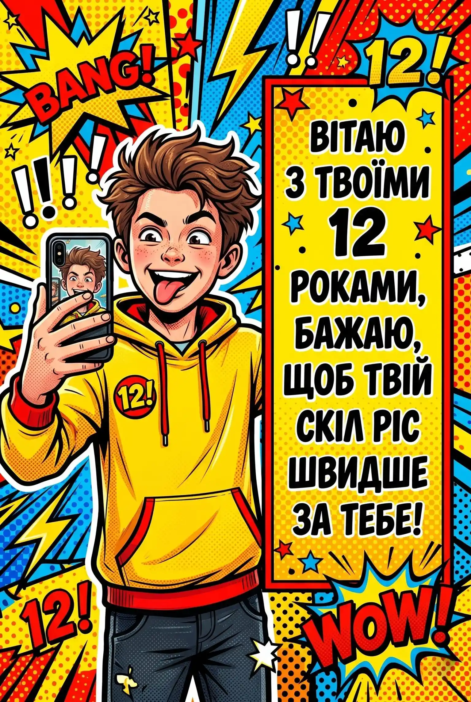 Найкращі привітання з днем народження хлопчику на 12 років: вірші та проза