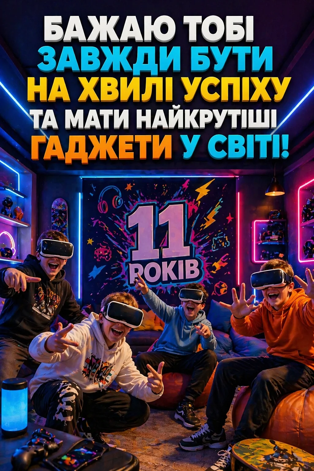 З днем народження, 11 років: щирі та сучасні побажання для хлопця