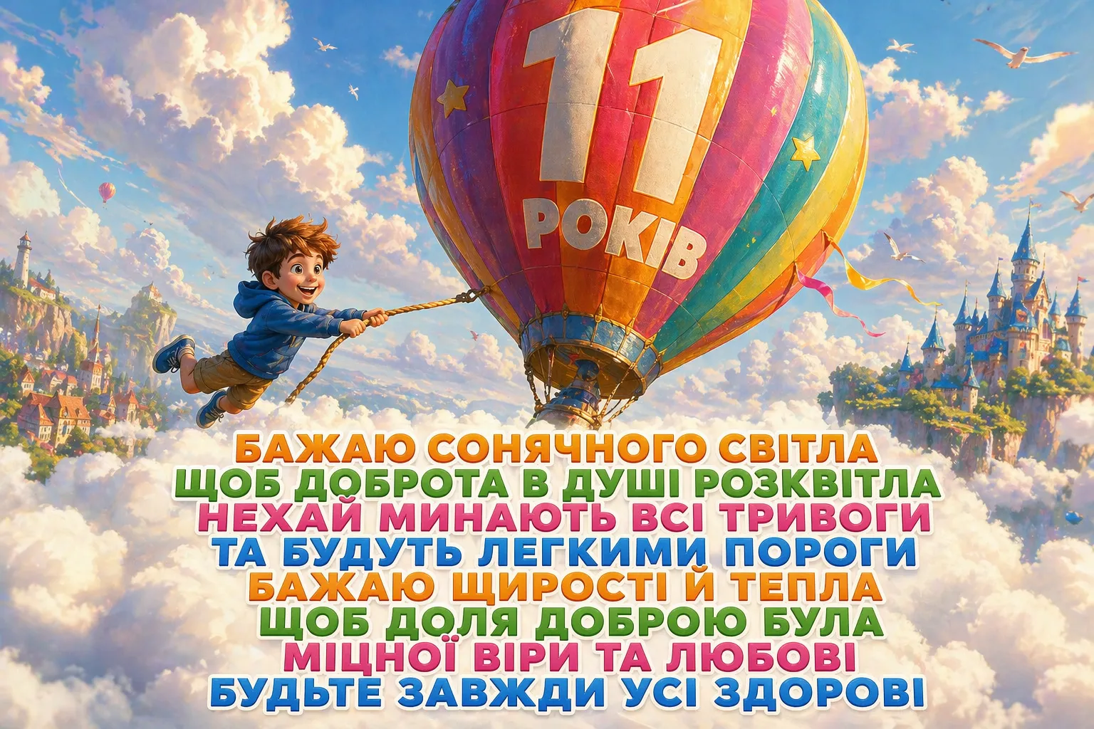 З днем народження, 11 років: щирі та сучасні побажання для хлопця
