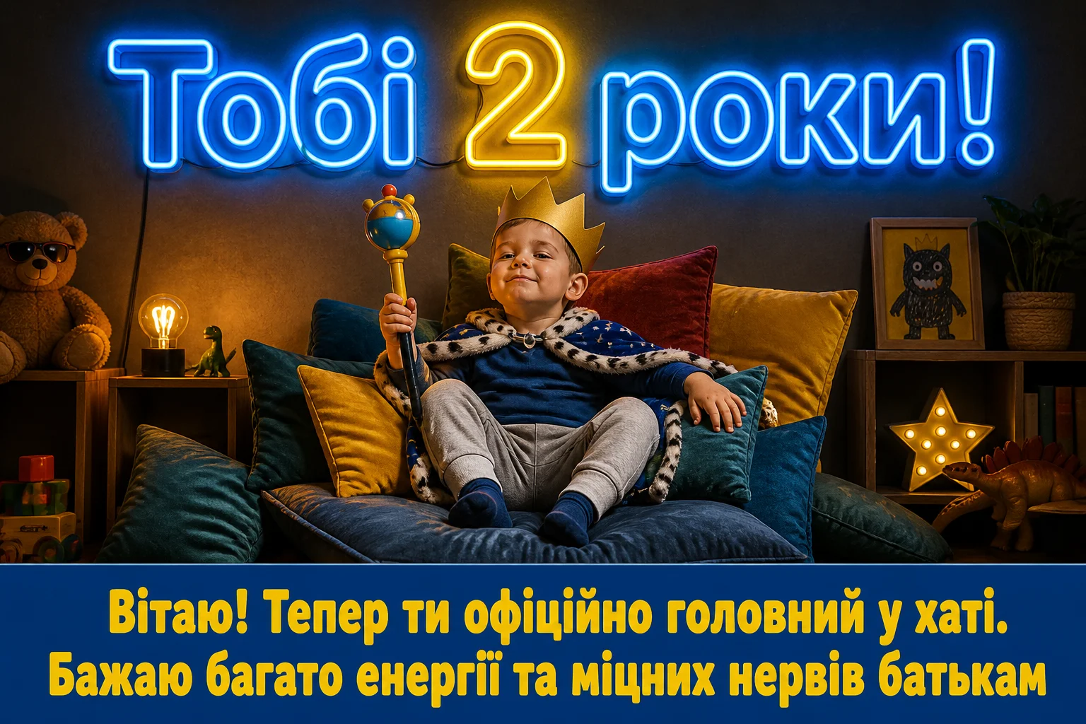 Що побажати малюку на 2 роки: зворушливі вітання для маленького хлопчика
