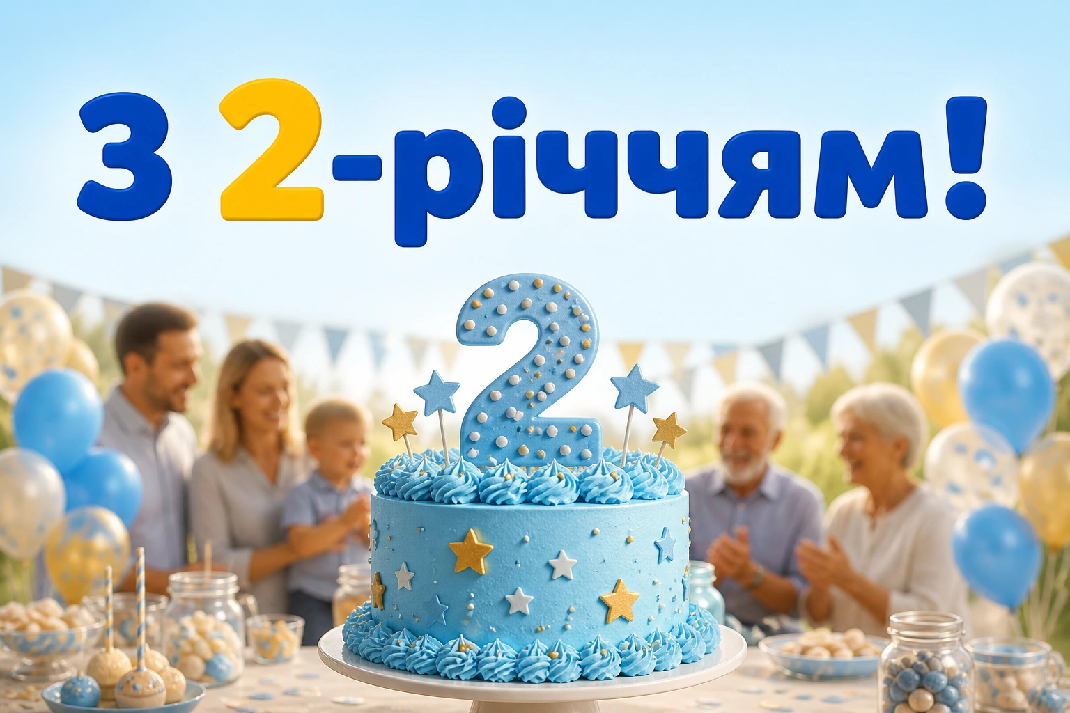 Що побажати малюку на 2 роки: зворушливі вітання для маленького хлопчика