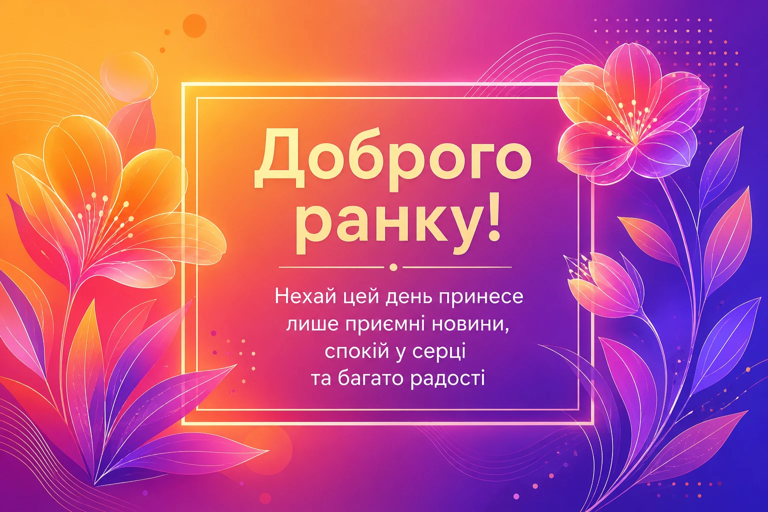 Картинки доброго ранку та квіти: найкрасивіші листівки для душевного привітання