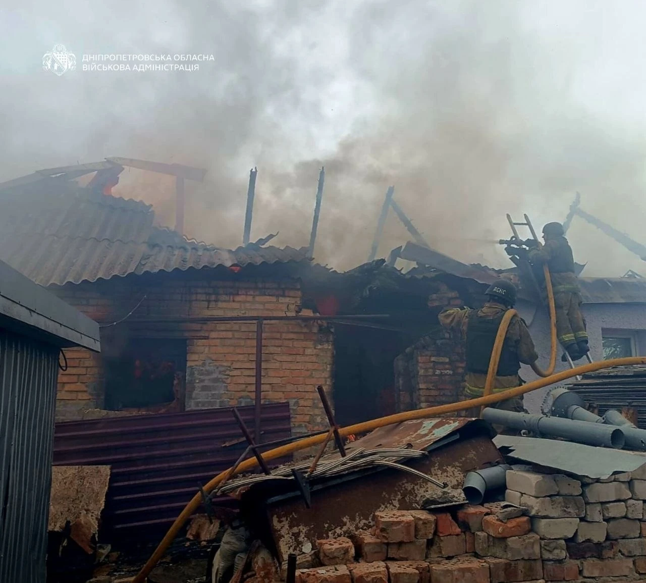 Десять поранених унаслідок масованих ударів по Дніпропетровщині