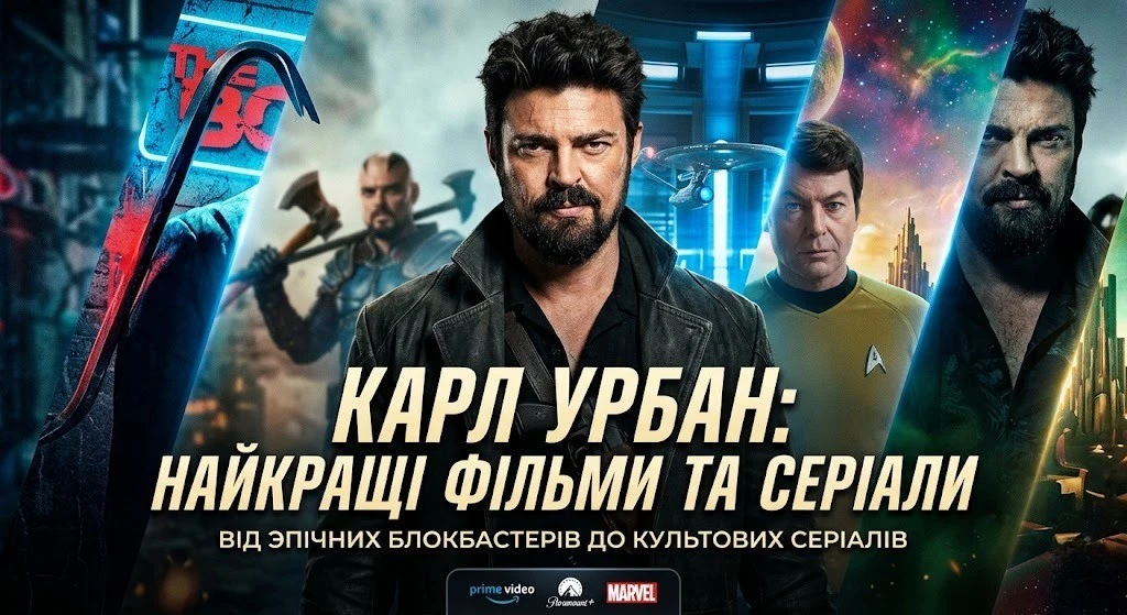 Найкращі фільми й серіали за участю Карла Урбана
