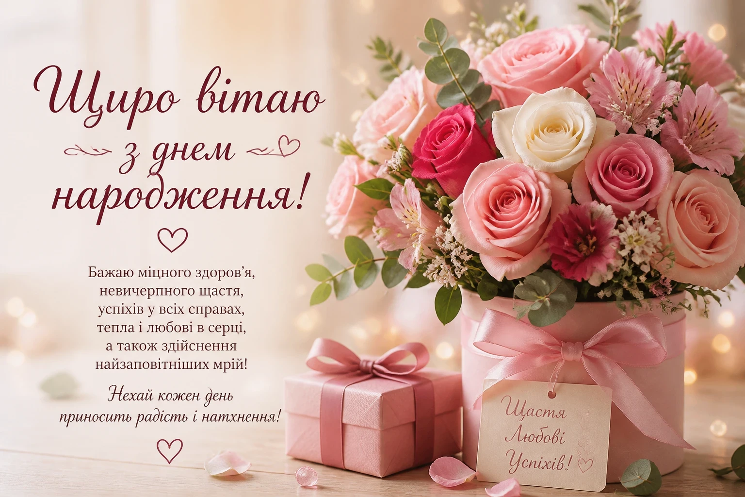 Щиро вітаю з днем народження