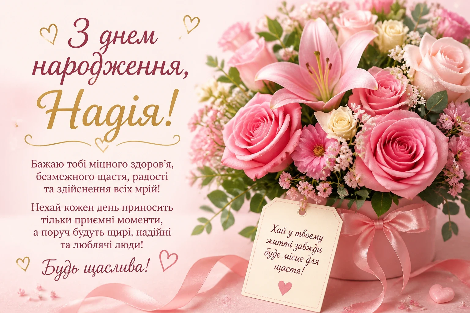 З днем народження Надія