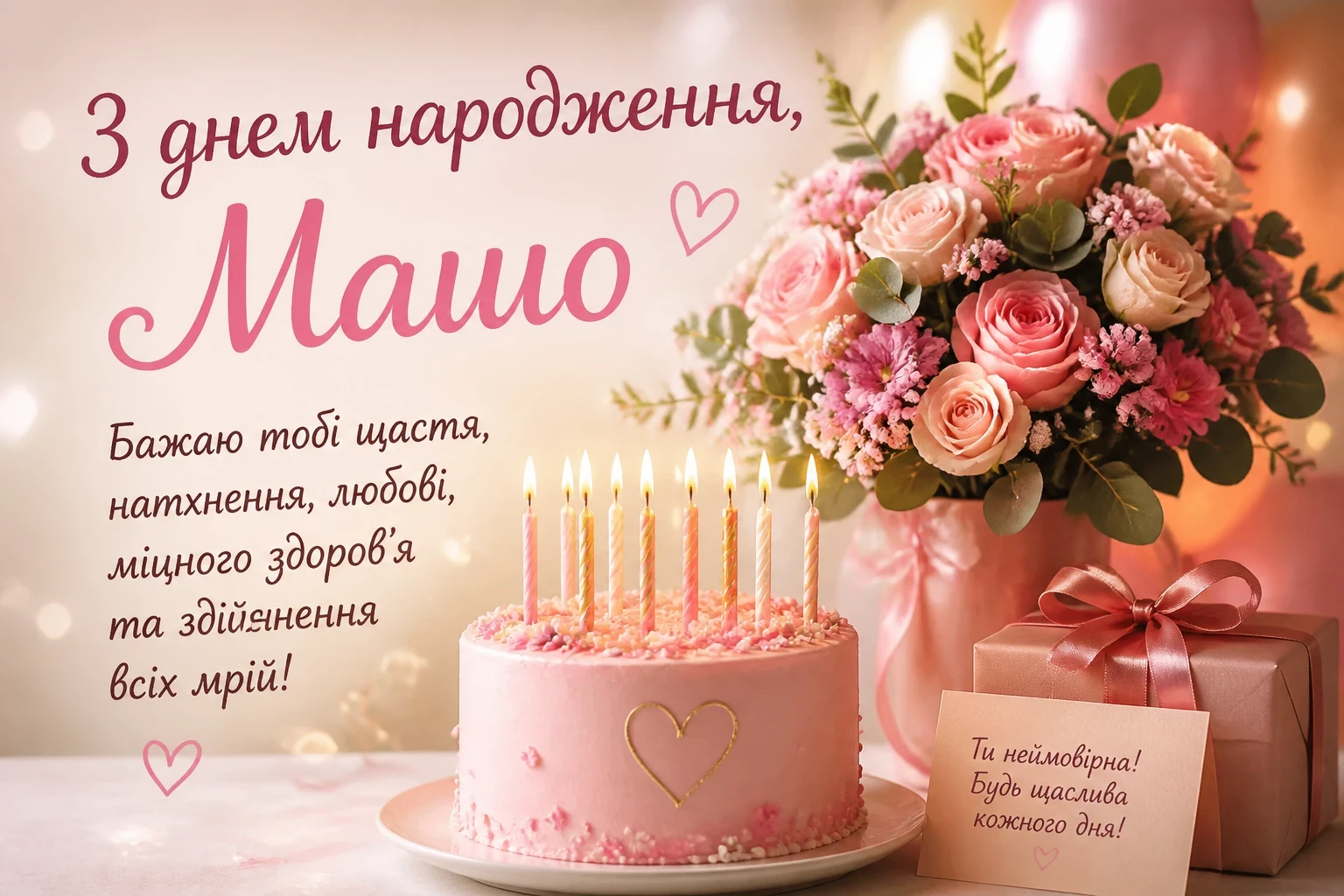 З днем народження, Машо