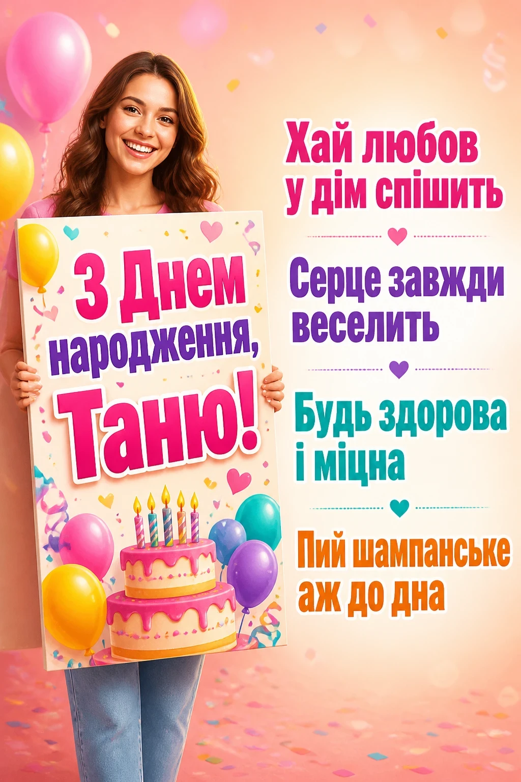 з днем народження таня з днем народження таня