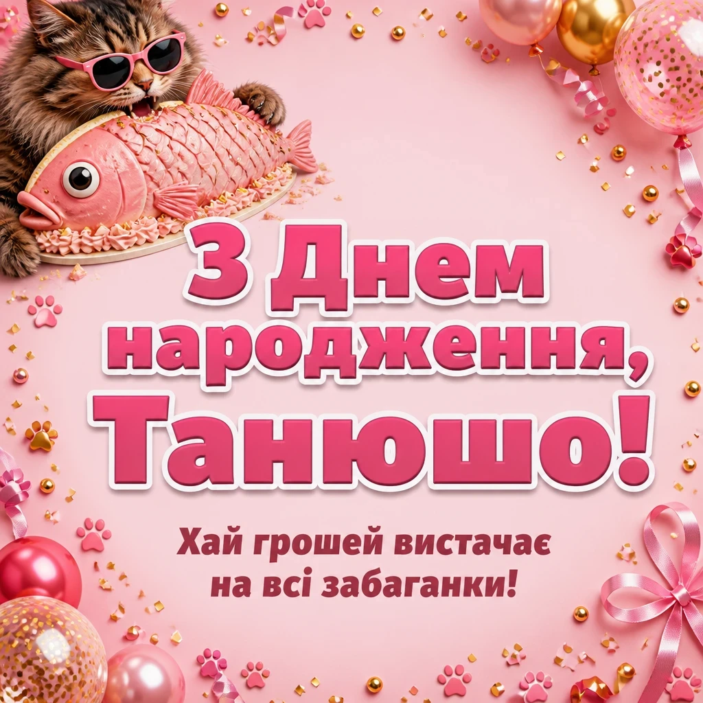 з днем народження танюша з днем народження танюша