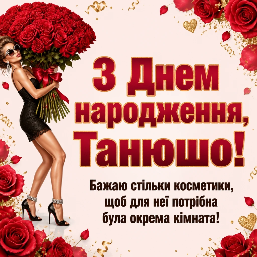 з днем народження танюша з днем народження танюша