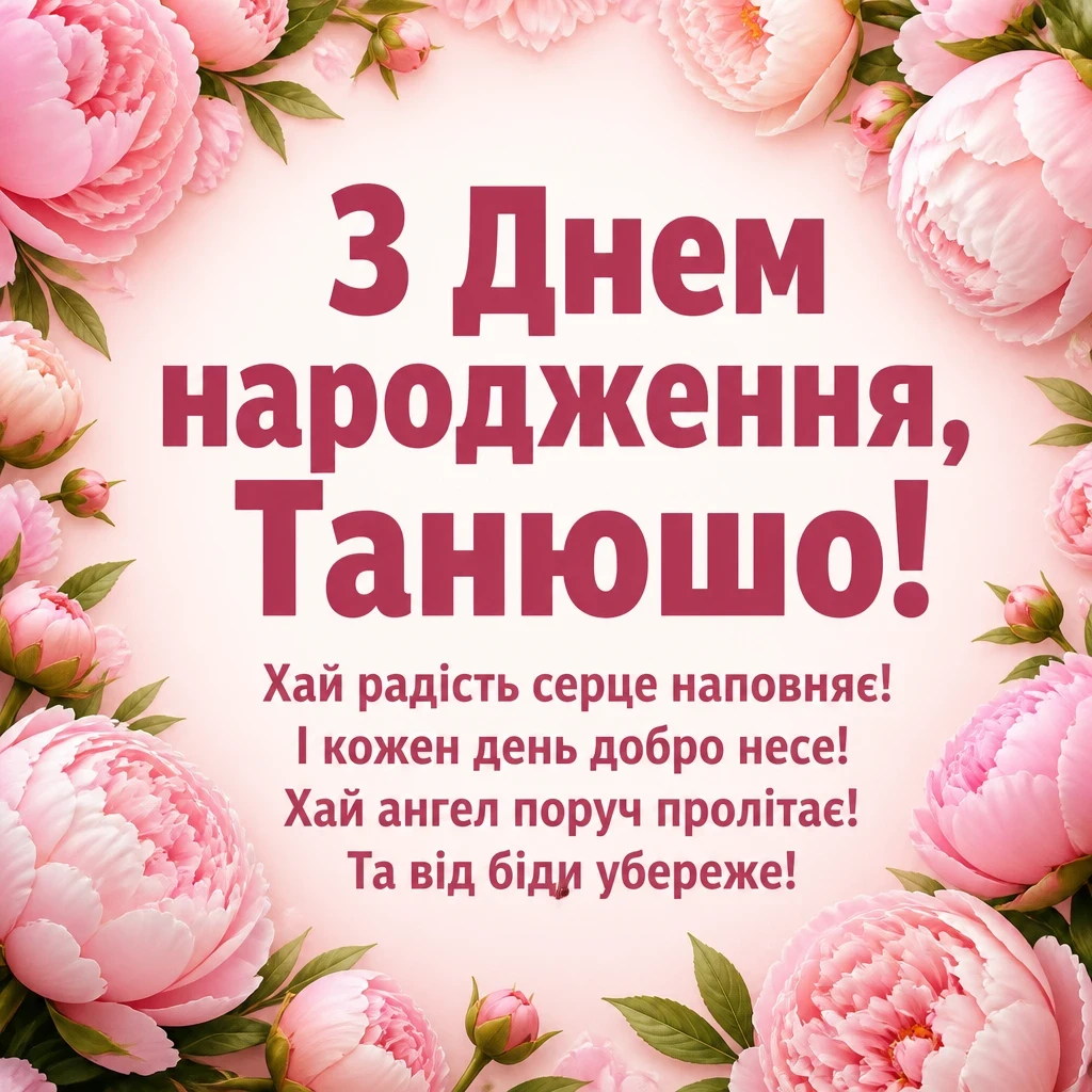 з днем народження танюша з днем народження танюша