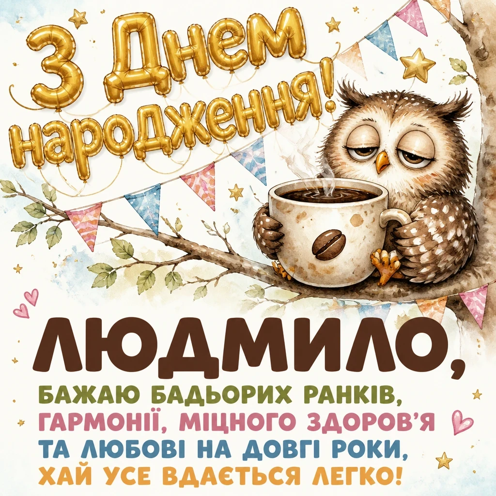 з днем народження людмила з днем народження людмила