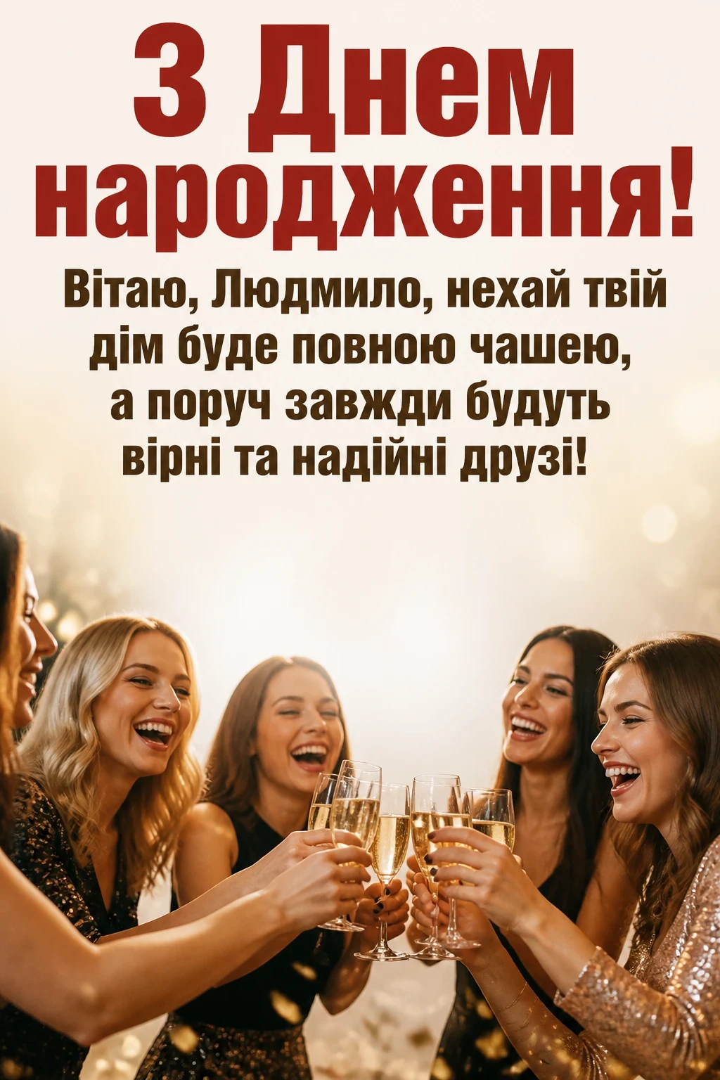 з днем народження людмила з днем народження людмила