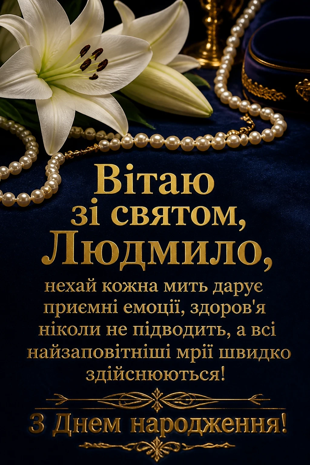 з днем народження людмила з днем народження людмила