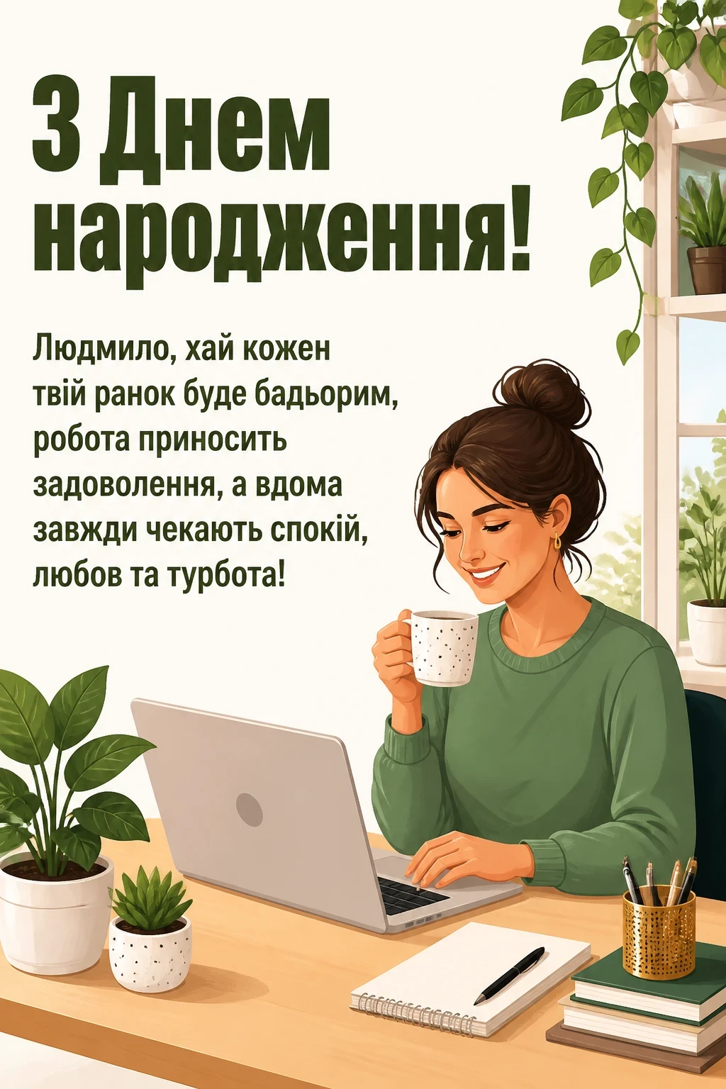 з днем народження людмила з днем народження людмила