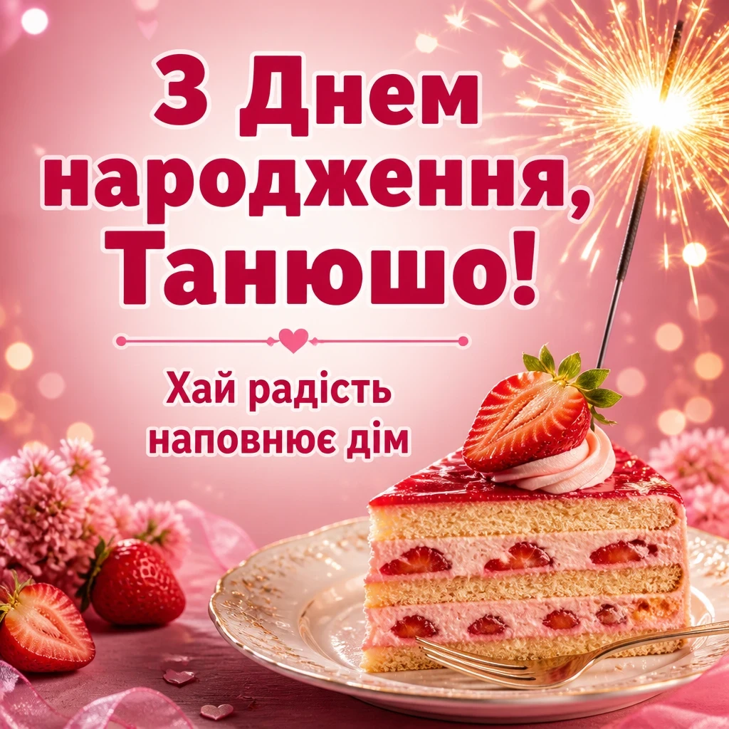 танюша з днем народження танюша з днем народження