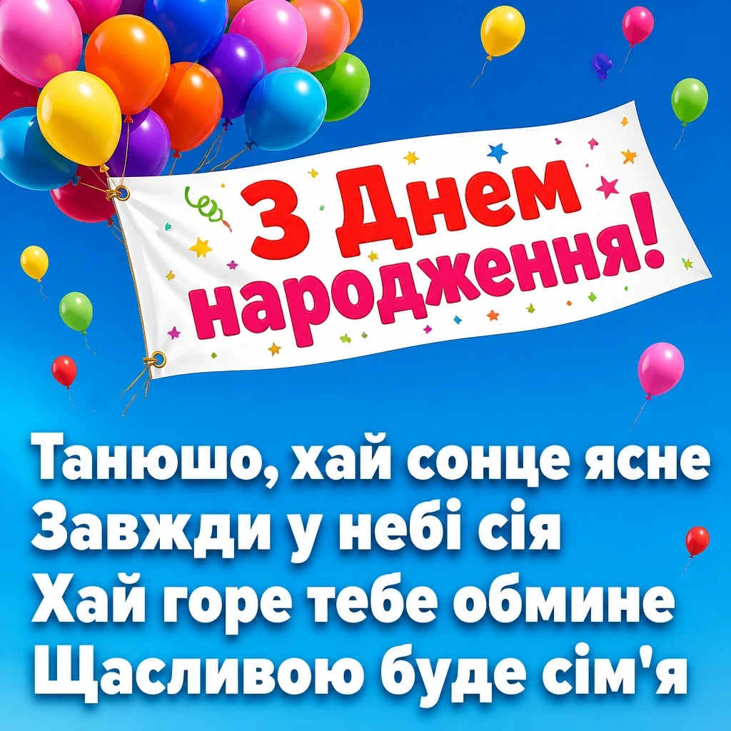 танюша з днем народження танюша з днем народження