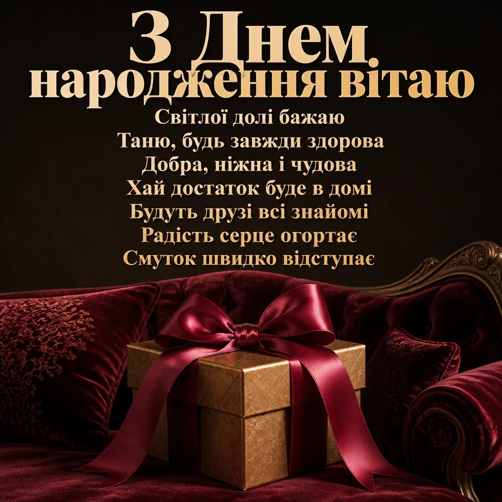 танюша з днем народження танюша з днем народження