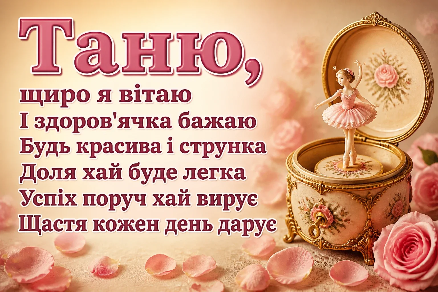танюша з днем народження танюша з днем народження